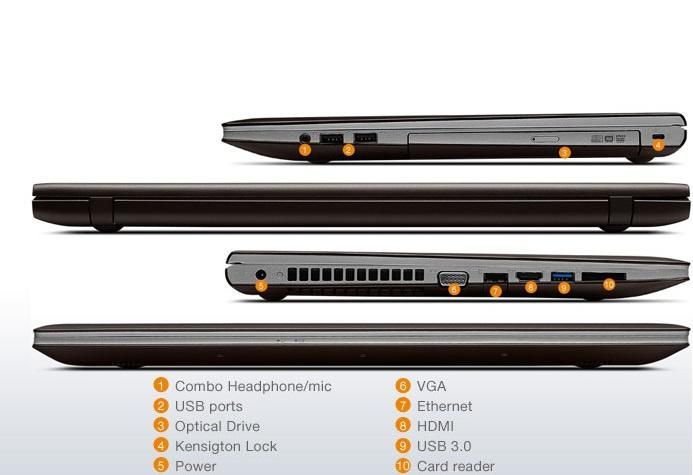 لپتاپ Lenovo مدل Lenovo Ideapad Z500|رایانه همراه|لردگان, |دیوار