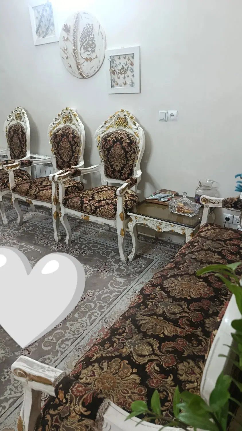 مبل استیل چوب گردو|مبلمان خانگی و میز عسلی|تهران, مشیریه|دیوار