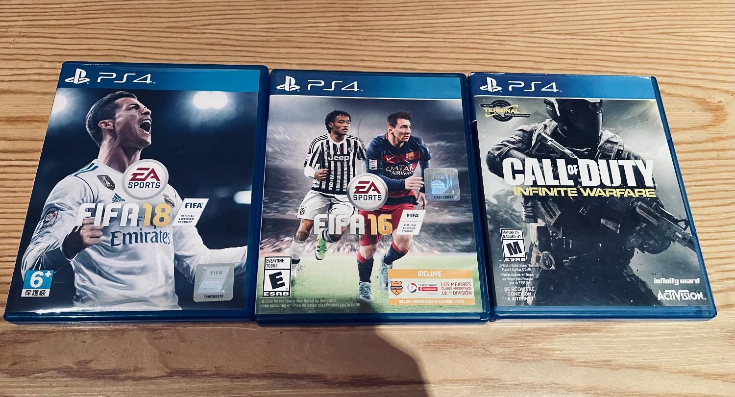 The last of us 2.infinite warfare.fifa16fifa18|کنسول، بازی ویدئویی و آنلاین|تهران, کامرانیه|دیوار