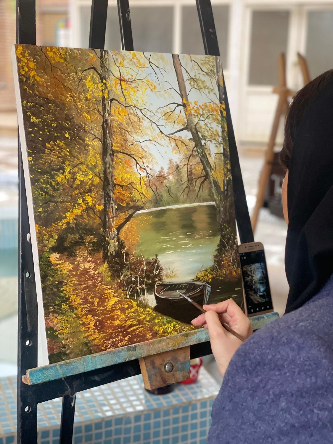 آموزش نقاشی|خدمات آموزشی|قم, حاج زینل|دیوار