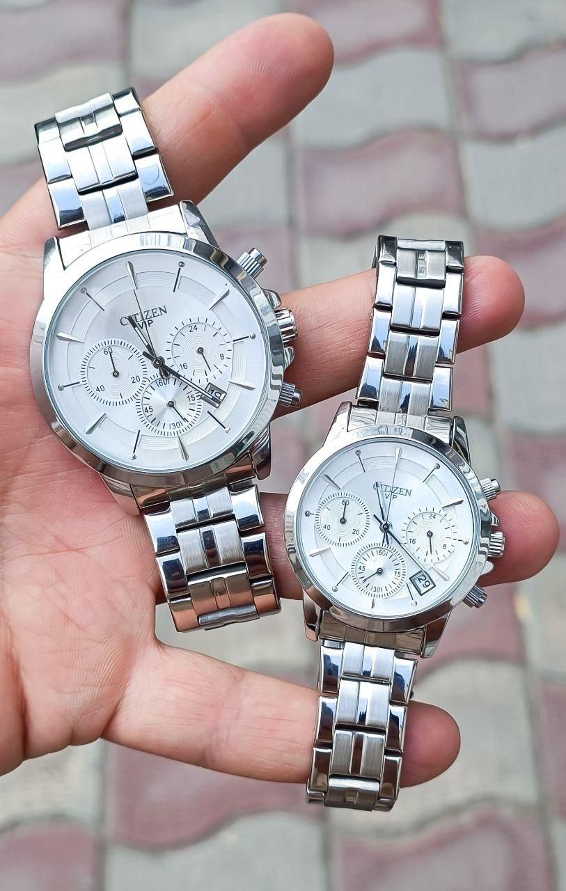 ست نامزدی ساعت سه موتوره سیتیزن (حراج بلک فرایدی)|ساعت|تبریز, |دیوار