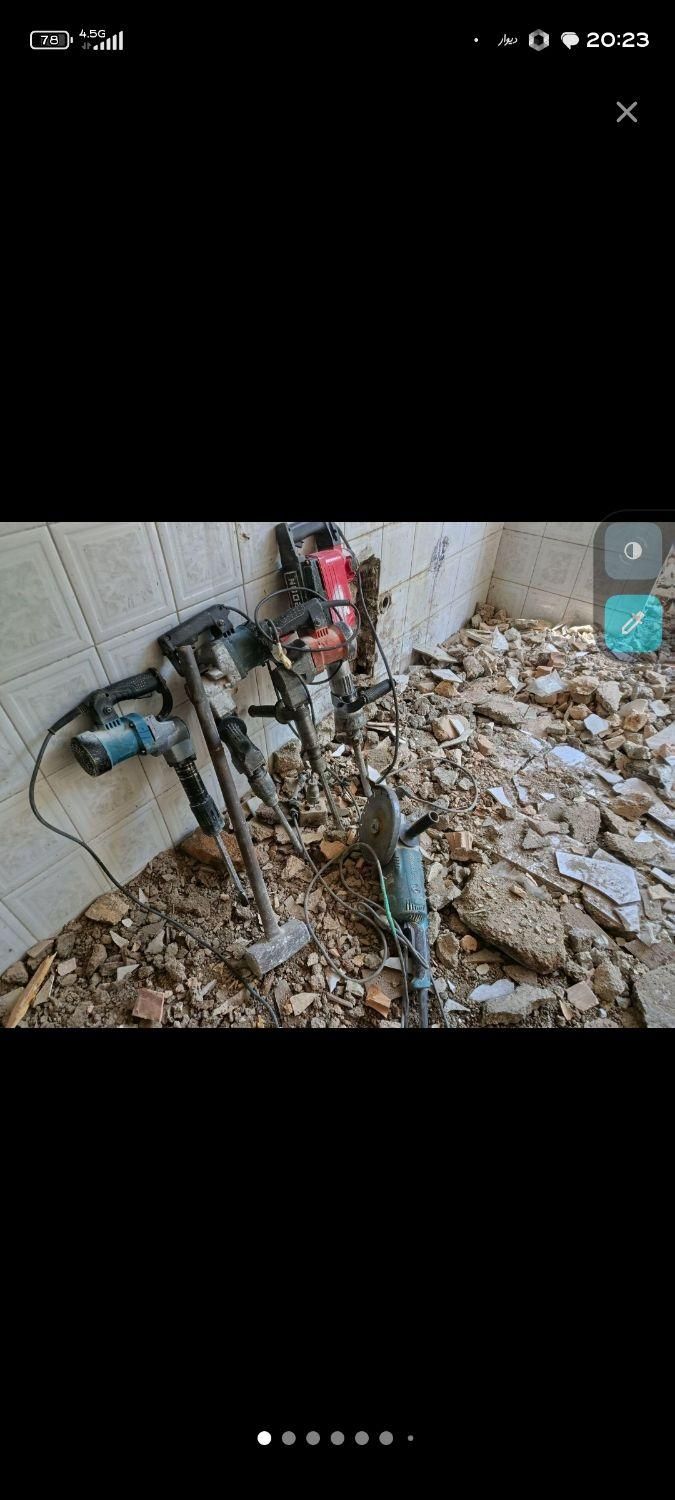 تخریب ساختمان و خرید تمام لوازم آلات و وسایل خانه|خدمات پیشه و مهارت|گرگان, |دیوار