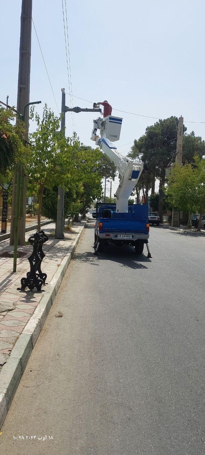 اجاره بالابر ژاپنی دکل و بوم کاملا عایق|خدمات حمل و نقل|اسلام‌شهر, شهرک مهدیه|دیوار