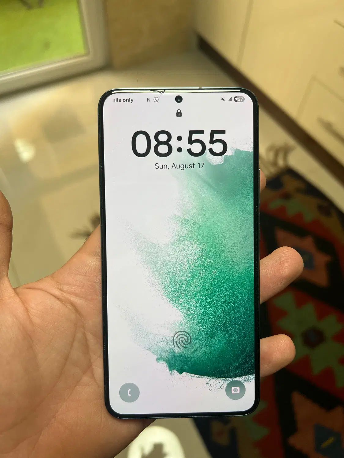 گوشی سامسونگ S22 plus 256 گیگ سبز|موبایل|تهران, بنی‌هاشم|دیوار
