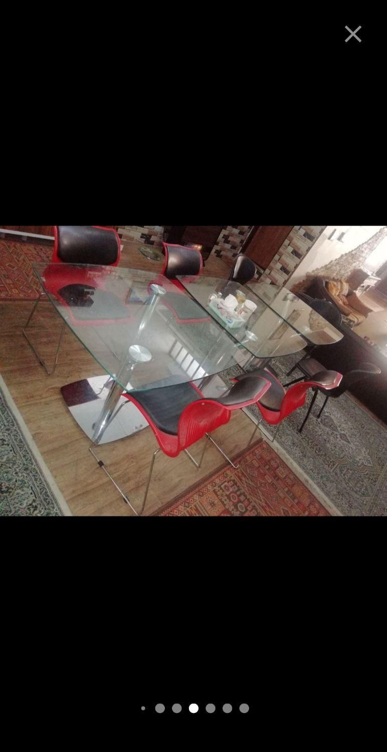میز و صندلی نهارخوری استیل مبل تکی اداری|حراج|اندیشه, اندیشه فاز ۲|دیوار