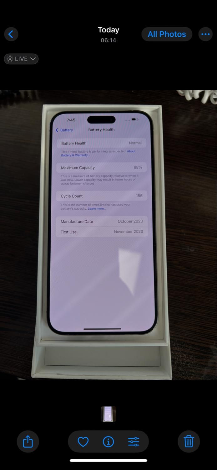 Iphone 15 pro max 256|موبایل|تهران, سهروردی|دیوار