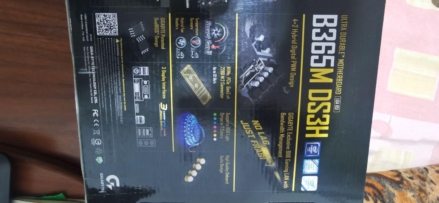 مادربورد gigabyte b365m ds3h rev. 1.0|قطعات و لوازم جانبی رایانه|ارومیه, |دیوار