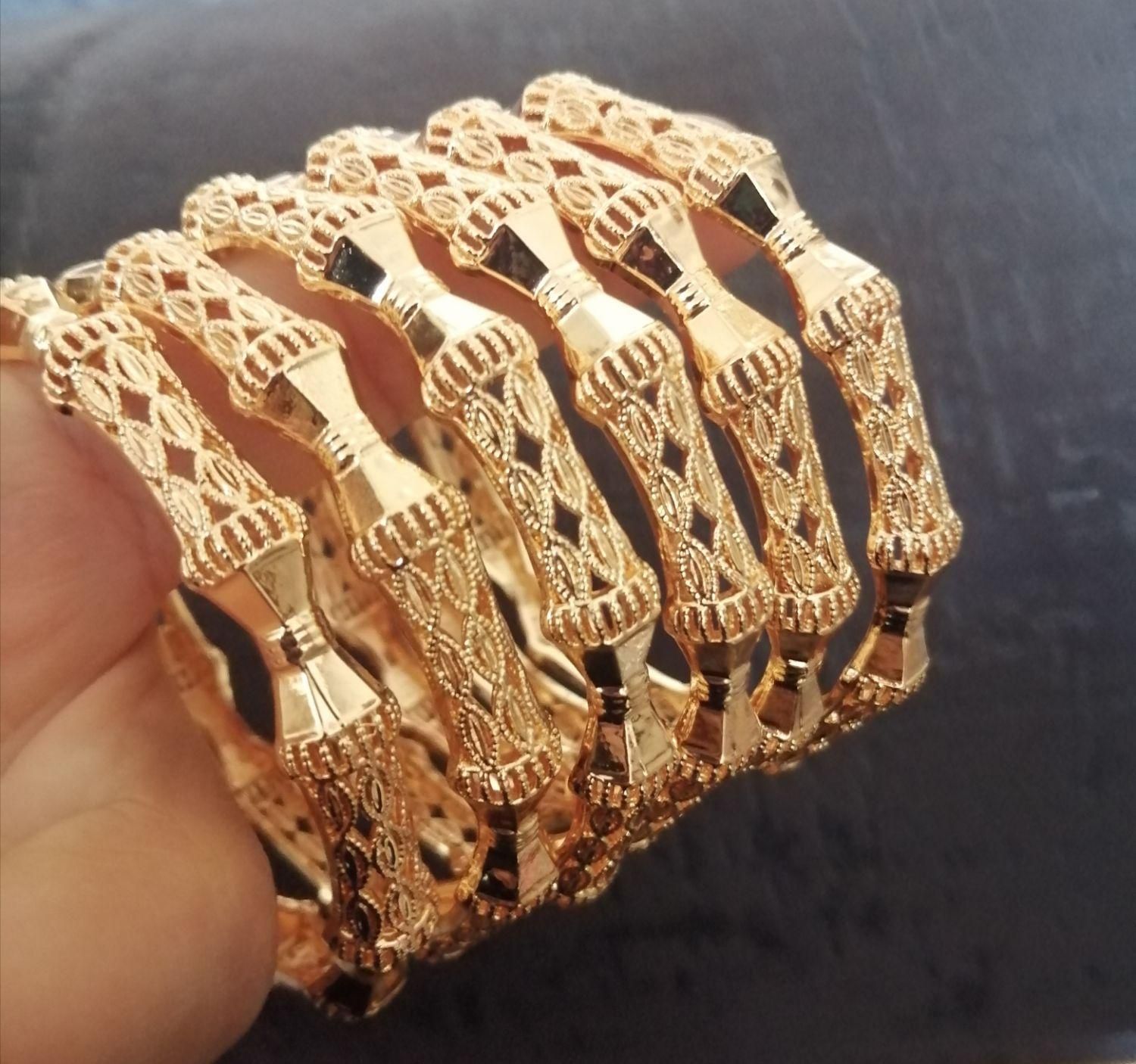 النگو اماراتی طرح طلا کاملا رنگ ثابت|بدلیجات|شیراز, احمدی جنوبی|دیوار