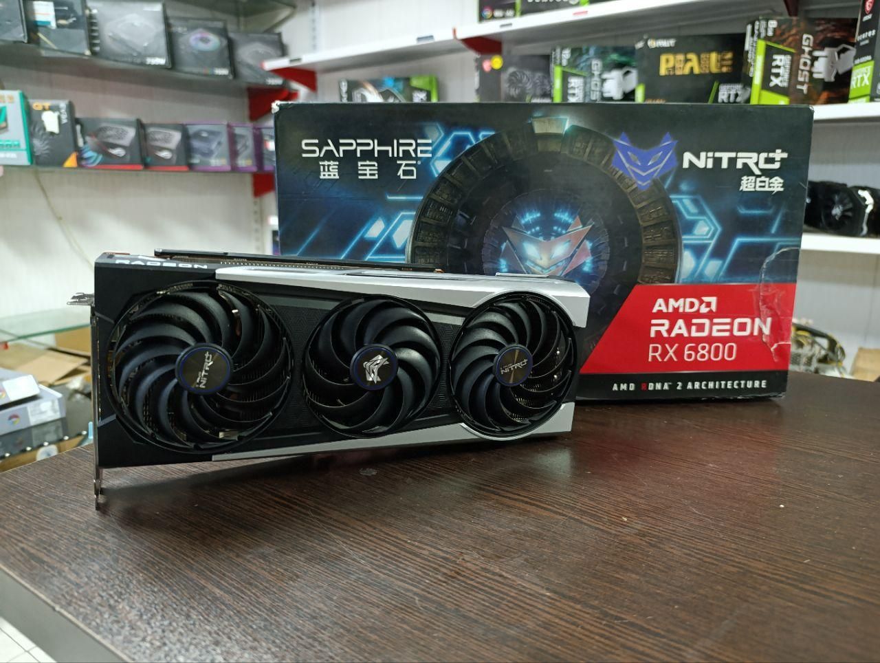 کارت گرافیک Rx 6800 nitro plus sapphire 16G درحدنو|قطعات و لوازم جانبی رایانه|تهران, آذربایجان|دیوار