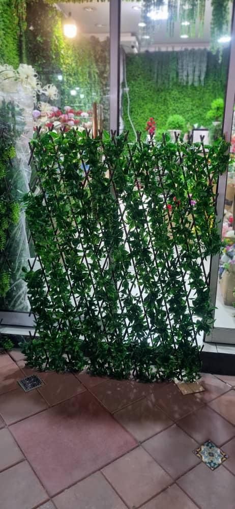 آکاردئونی گل برگ ریحون شمشاد پارتیشن|گل مصنوعی|فردیس, فردیس|دیوار