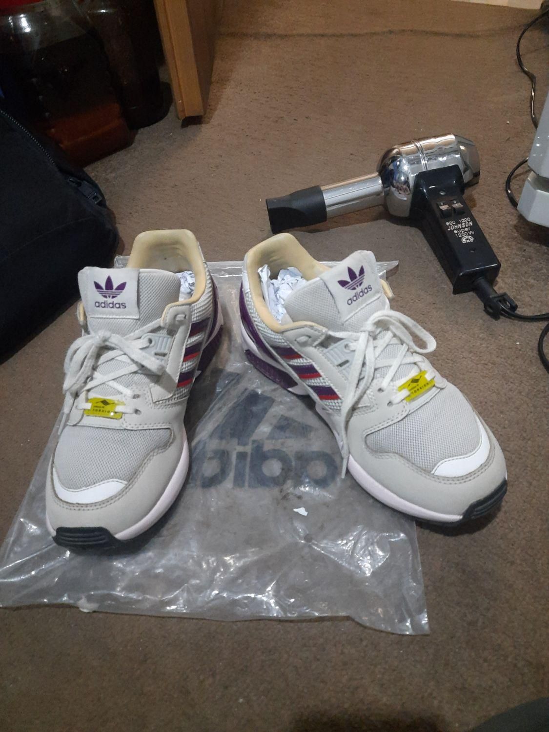کفش رویال خط بنفش zx 8000 سفارش کره|کیف، کفش، کمربند|تهران, مشیریه|دیوار