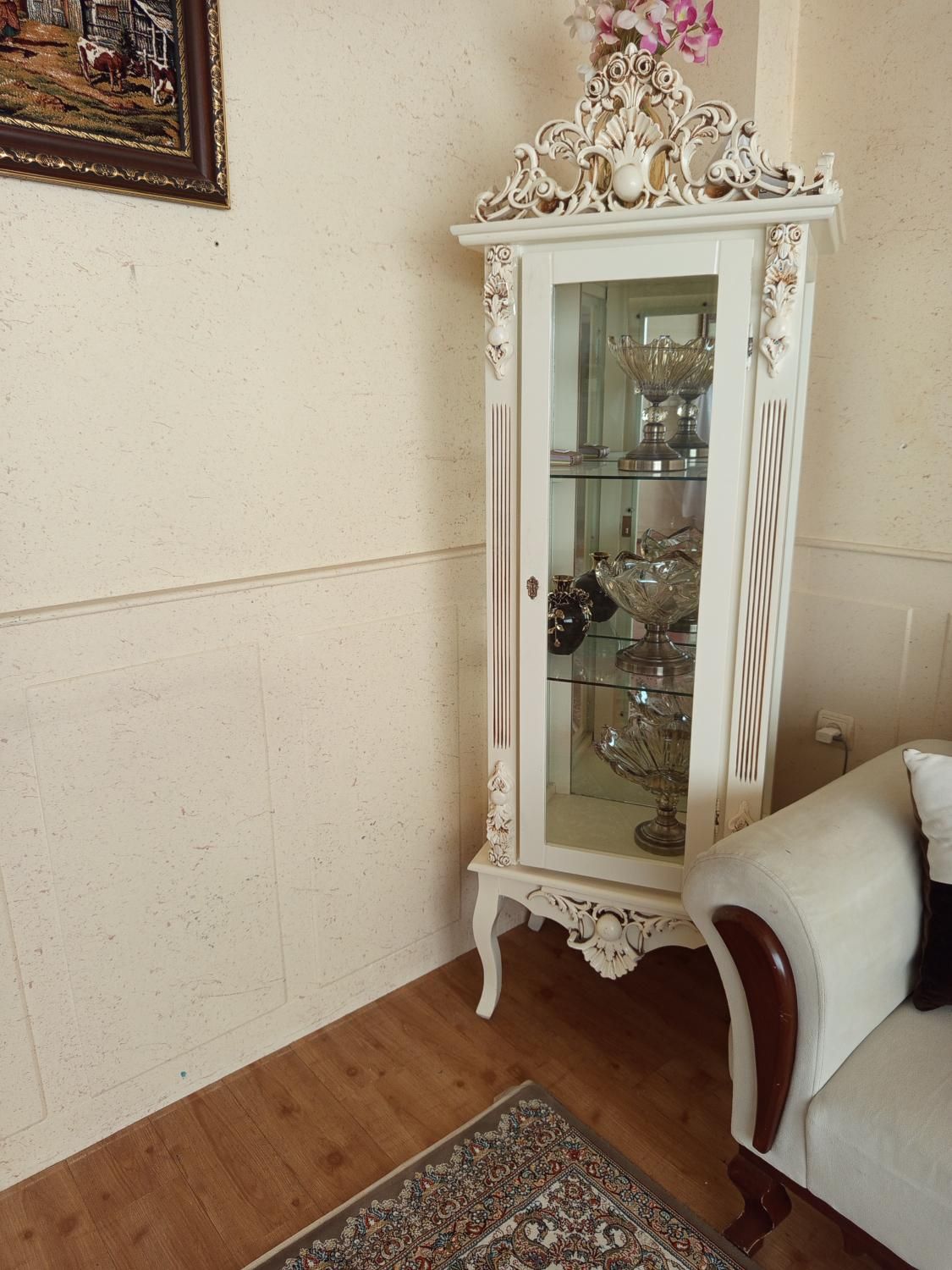بوفه و آیینه وساعت|بوفه، ویترین، کنسول|مهاباد (آذربایجان غربی), |دیوار