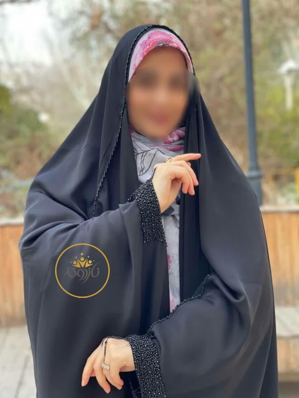 چادر مشکی جده عربی سنگدوزی و ساده کد mw0194|لباس|ساری, |دیوار