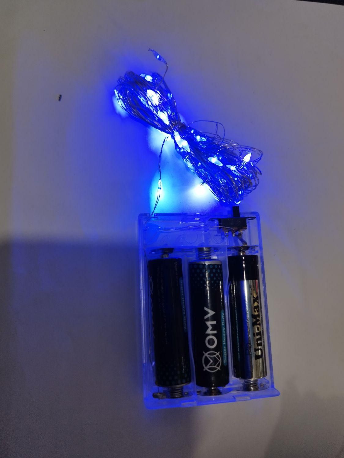 ریسه مفتولی  باتری خور|ریسه و چراغ تزئینی|قم, نیروگاه|دیوار