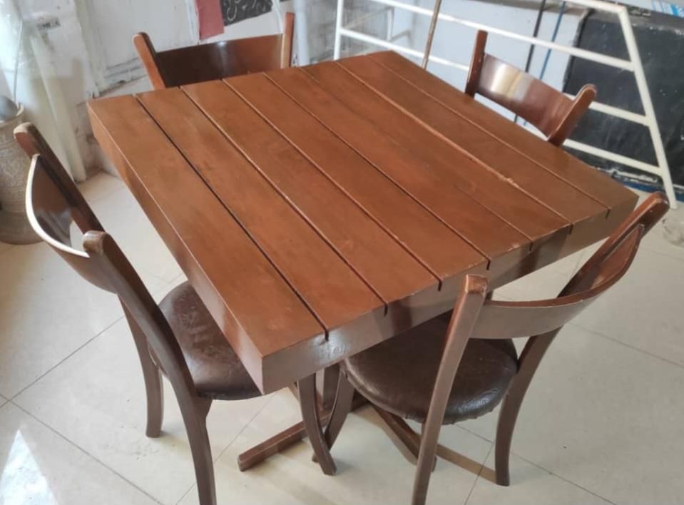 میز و صندلی چوبی|میز و صندلی غذاخوری|کرمان, |دیوار