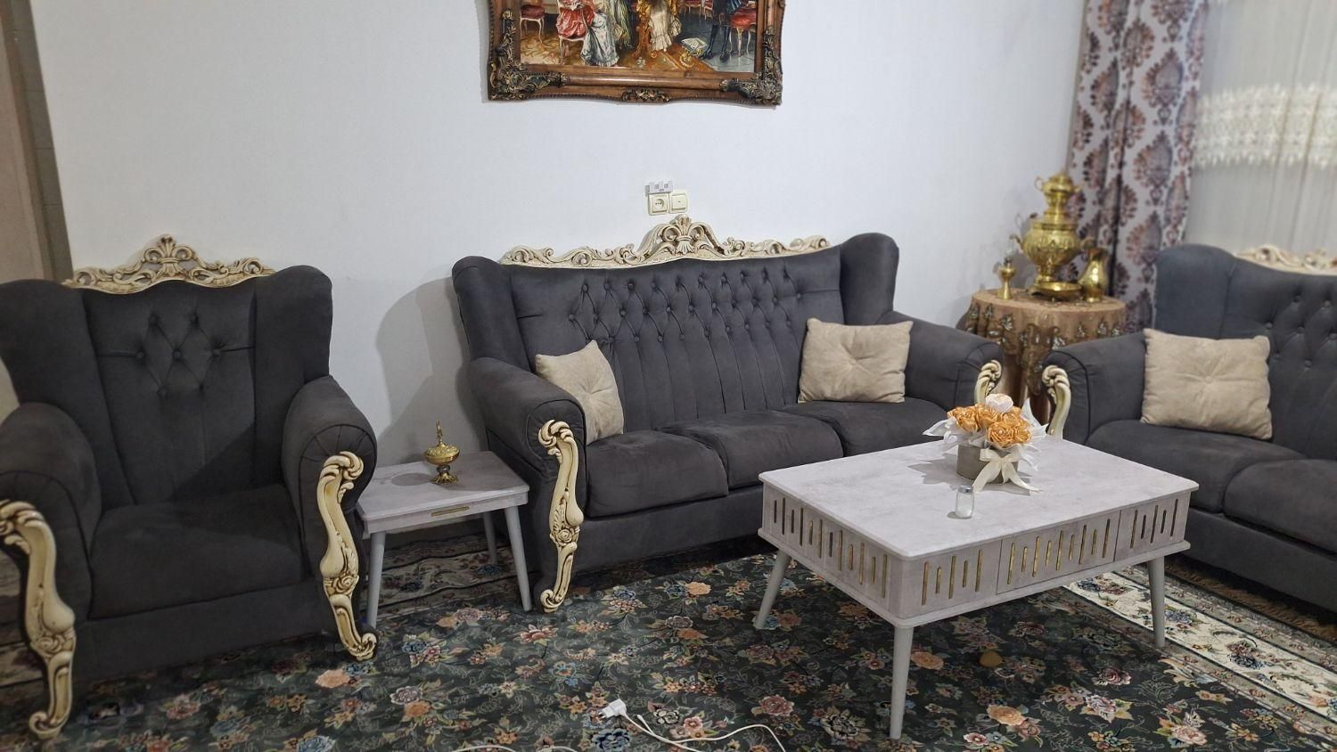 مبل هفت نفره تمیز|مبلمان خانگی و میز عسلی|اردبیل, |دیوار