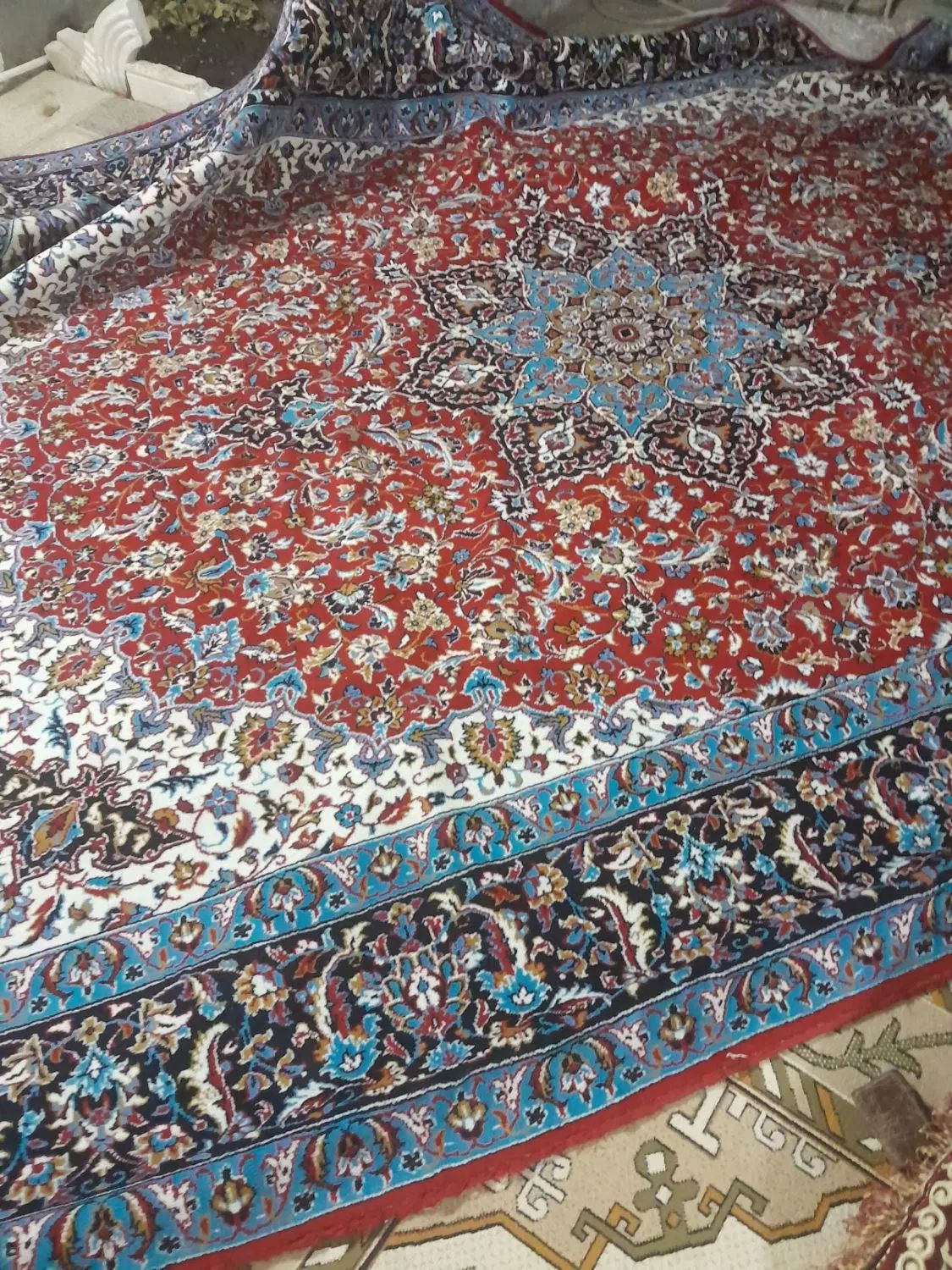 قالی روفرشی پشتی همه باهم۵میلیون ۷۰۰|فرش|مشهد, اروند|دیوار