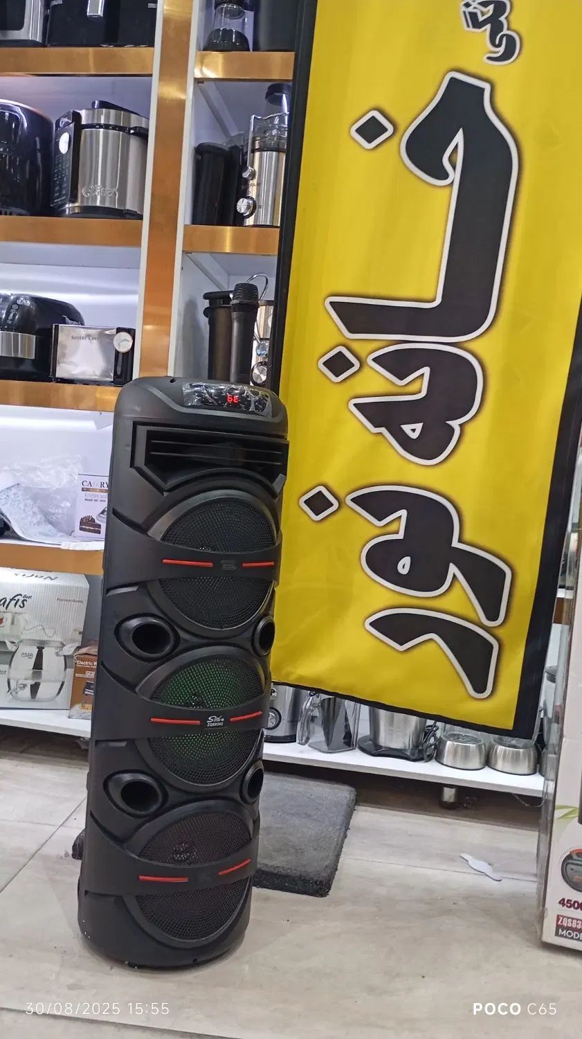 (باند)اسپیکر میکروفن بیسیم 3ساب8302پرداخت درب منزل|پخش‌کننده همراه|مشهد, شهید آوینی|دیوار