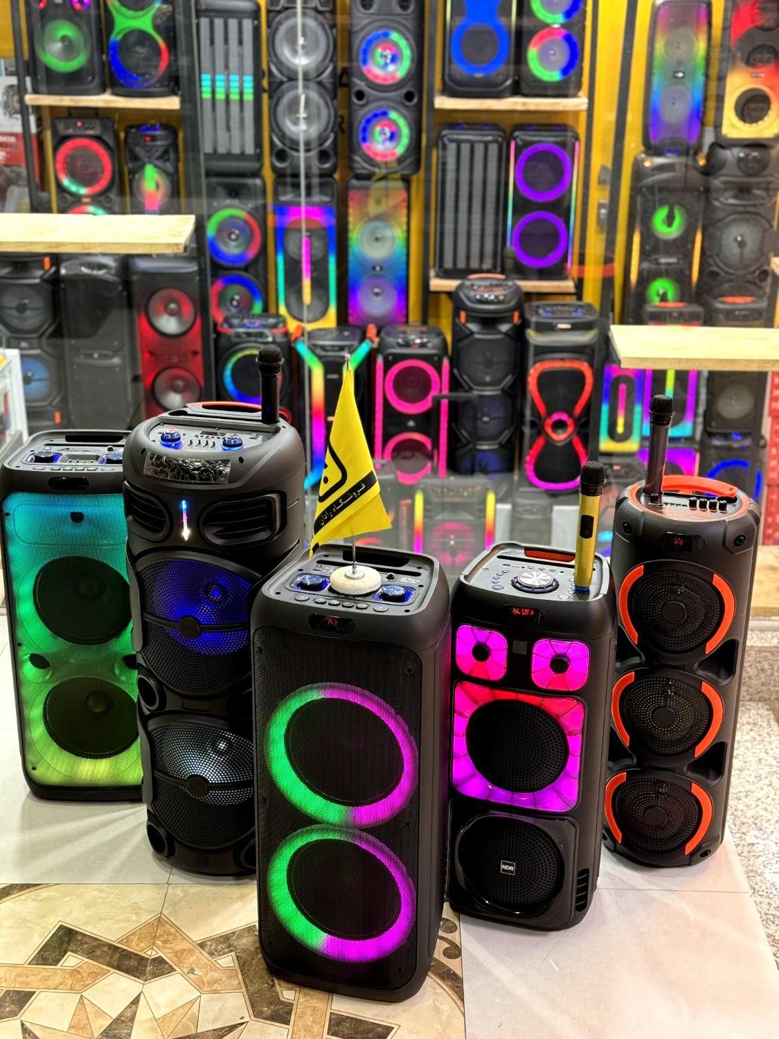 اسپیکر بلوتوثی باند خانگی پرتابل فول آکبند+گارانتی|سیستم صوتی خانگی|کرج, گوهردشت|دیوار