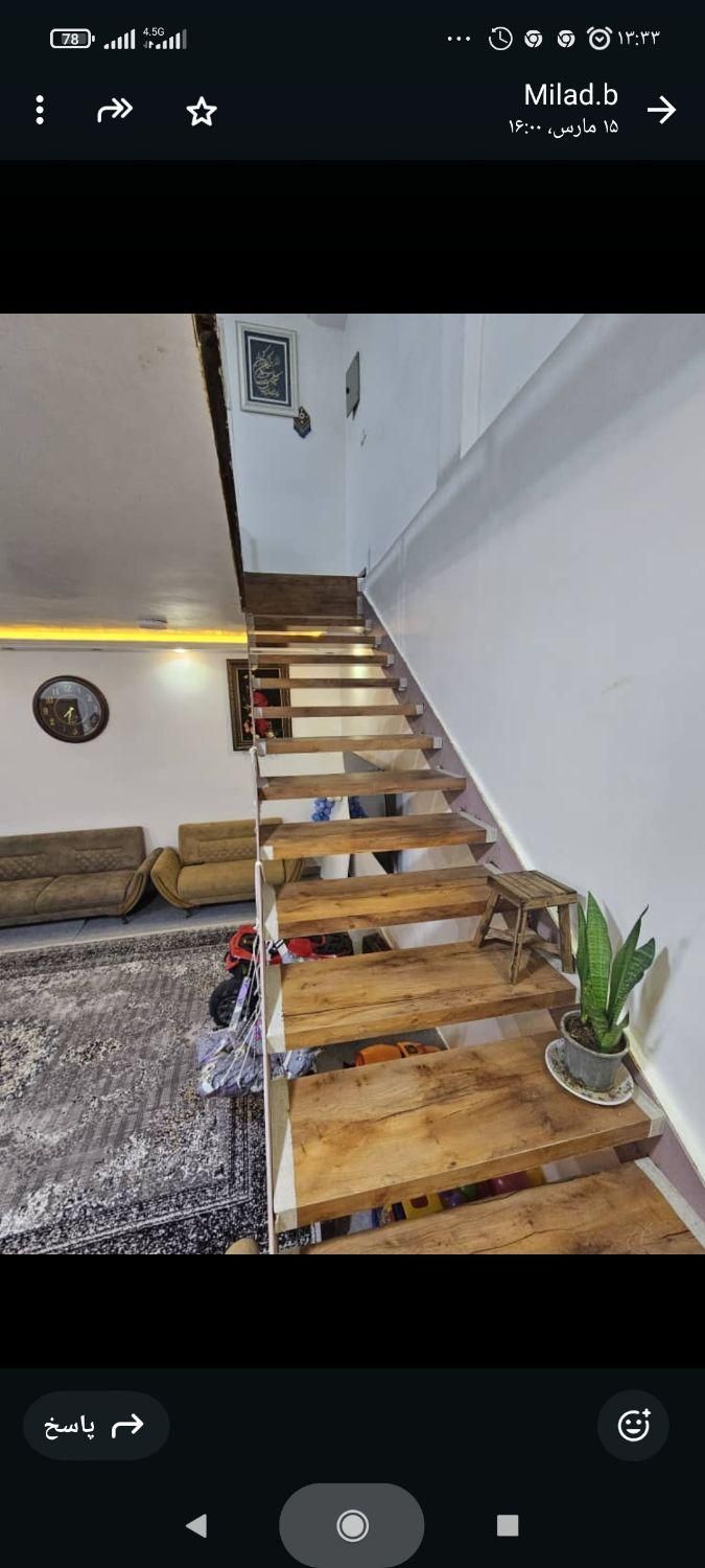 فروش خانه دوبلکس طبقه بالا ۱۴۰ متری ۳ خوابه فاز شش|فروش خانه و ویلا|امیدیه, |دیوار