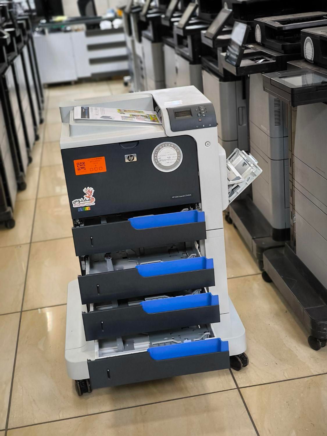 پرینتر تک کاره ایستاده لیزری رنگی hp 4525dn|پرینتر، اسکنر، کپی، فکس|تبریز, |دیوار