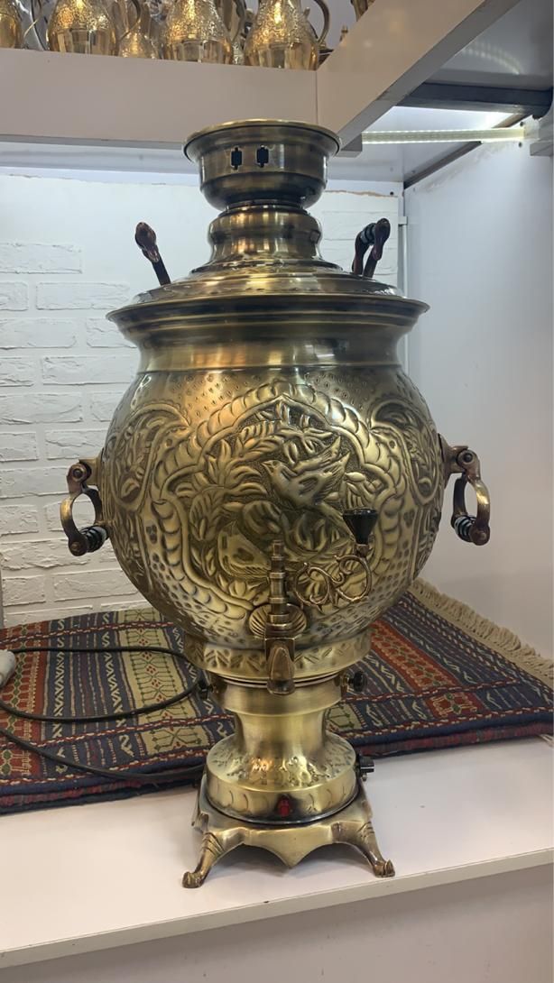 سماور گازی /برقی /برنجی / ۵۰ / ۸۰|سماور، چای‌ساز، قهوه‌ساز|تهران, بازار|دیوار