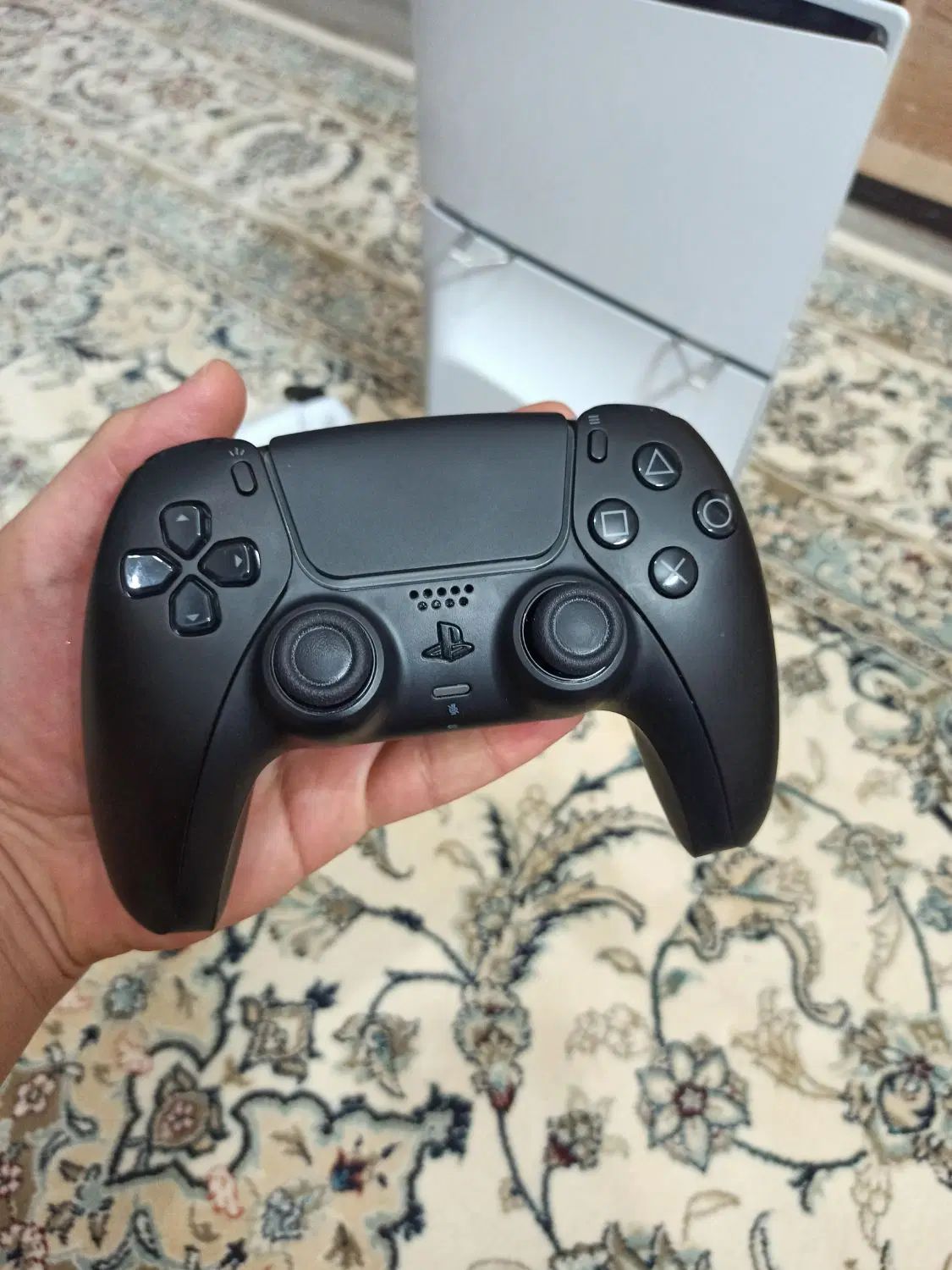 ps5 اسلیم دیسک خور با دو دسته و پایه شارژر و پلاس|کنسول، بازی ویدئویی و آنلاین|اصفهان, بیدآباد|دیوار