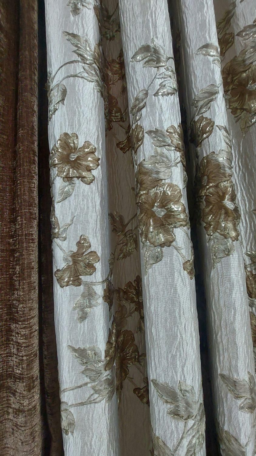 پرده پذیرایی شیک|پرده، رانر، رومیزی|کاشان, فین کوچک|دیوار