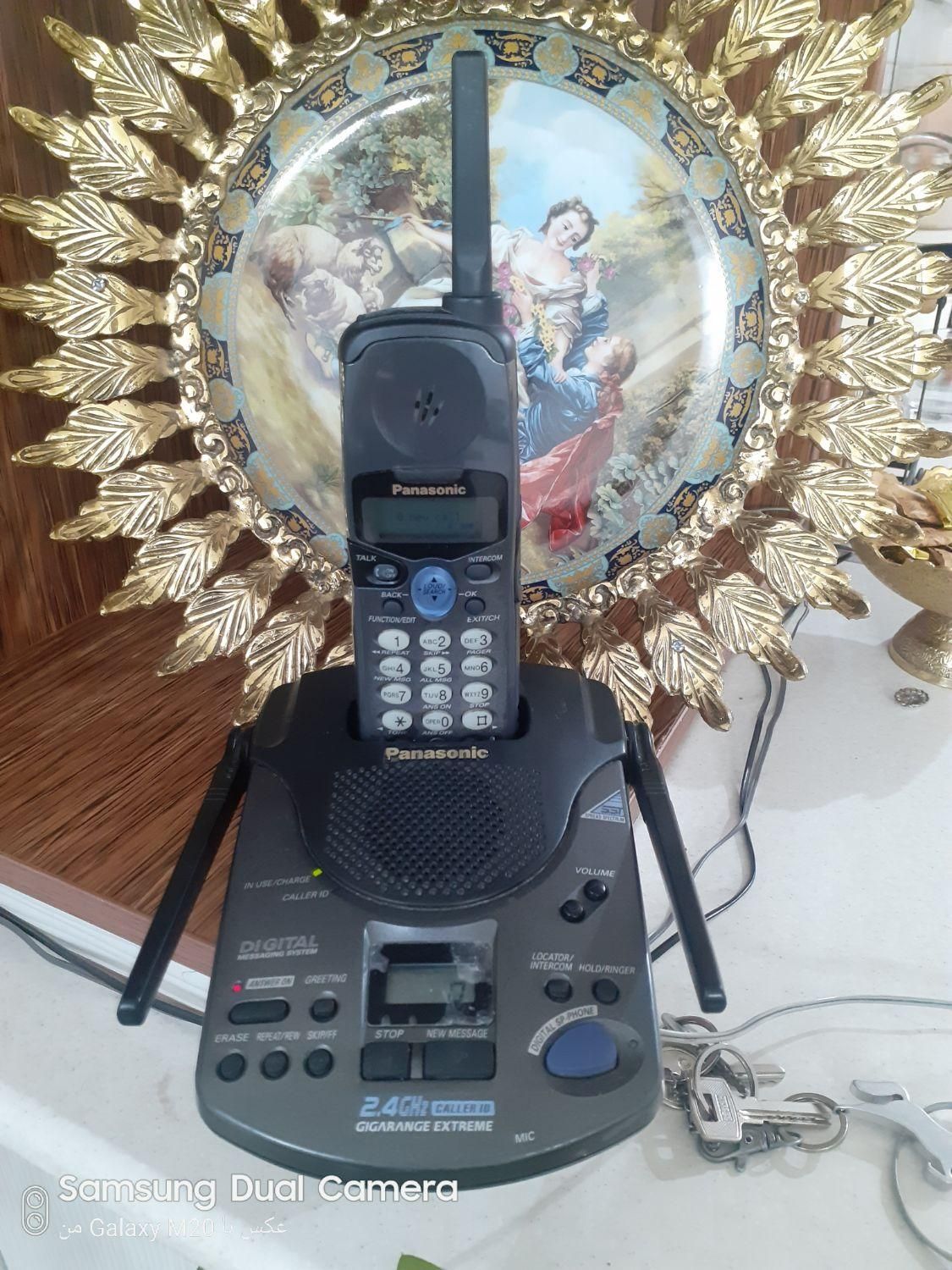 تلفن پاناسونیک منشی دار اصل ژاپن|تلفن رومیزی|کاشمر, |دیوار