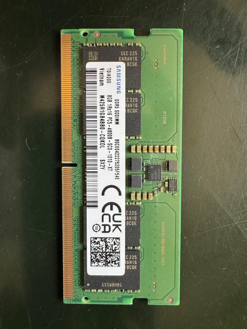 رم ۸ گیگ فابریک لپتاپ DDR5 4800mhz برند سامسونگ|قطعات و لوازم جانبی رایانه|تهران, مطهری|دیوار