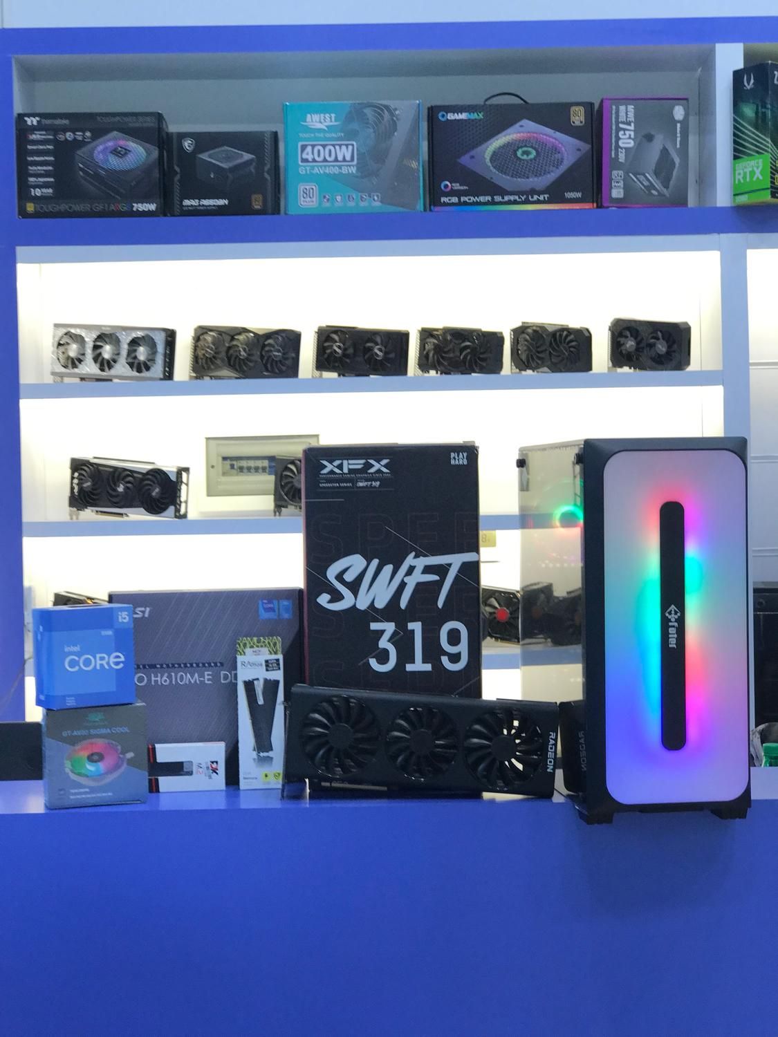 کیس گیمینگ نسل 14 با 14400F و 6800xt 16gb اقساطی|رایانه رومیزی|مشهد, عامل|دیوار