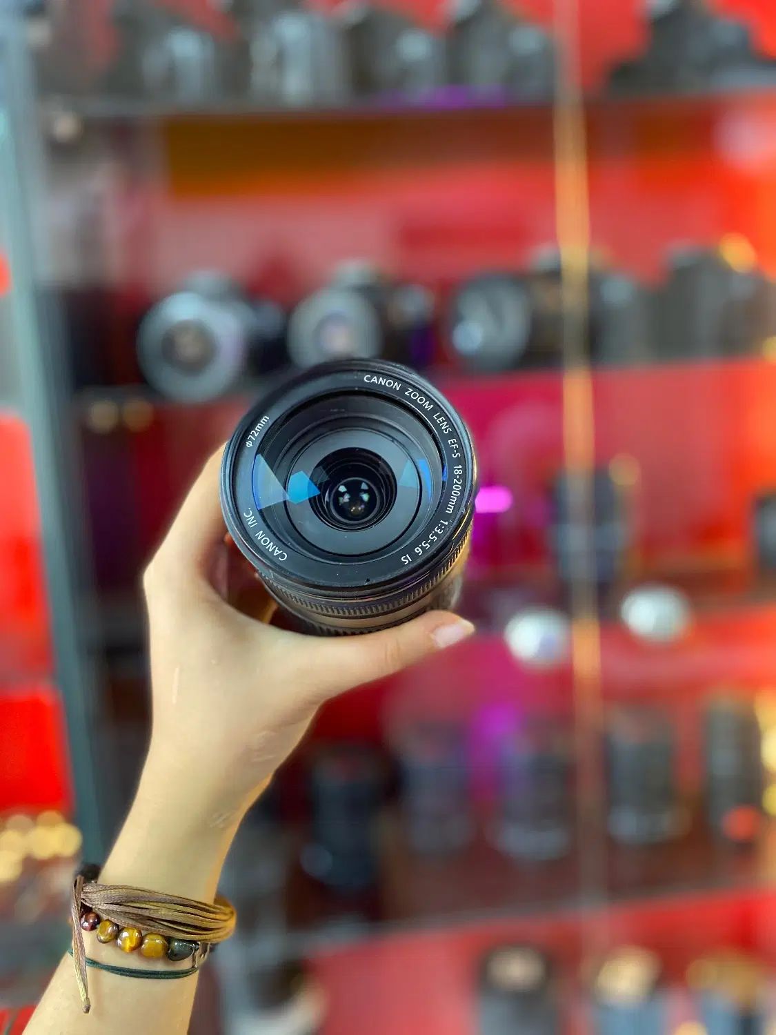 لنز canon 18-200mm|دوربین عکاسی و فیلم‌برداری|تهران, بازار|دیوار