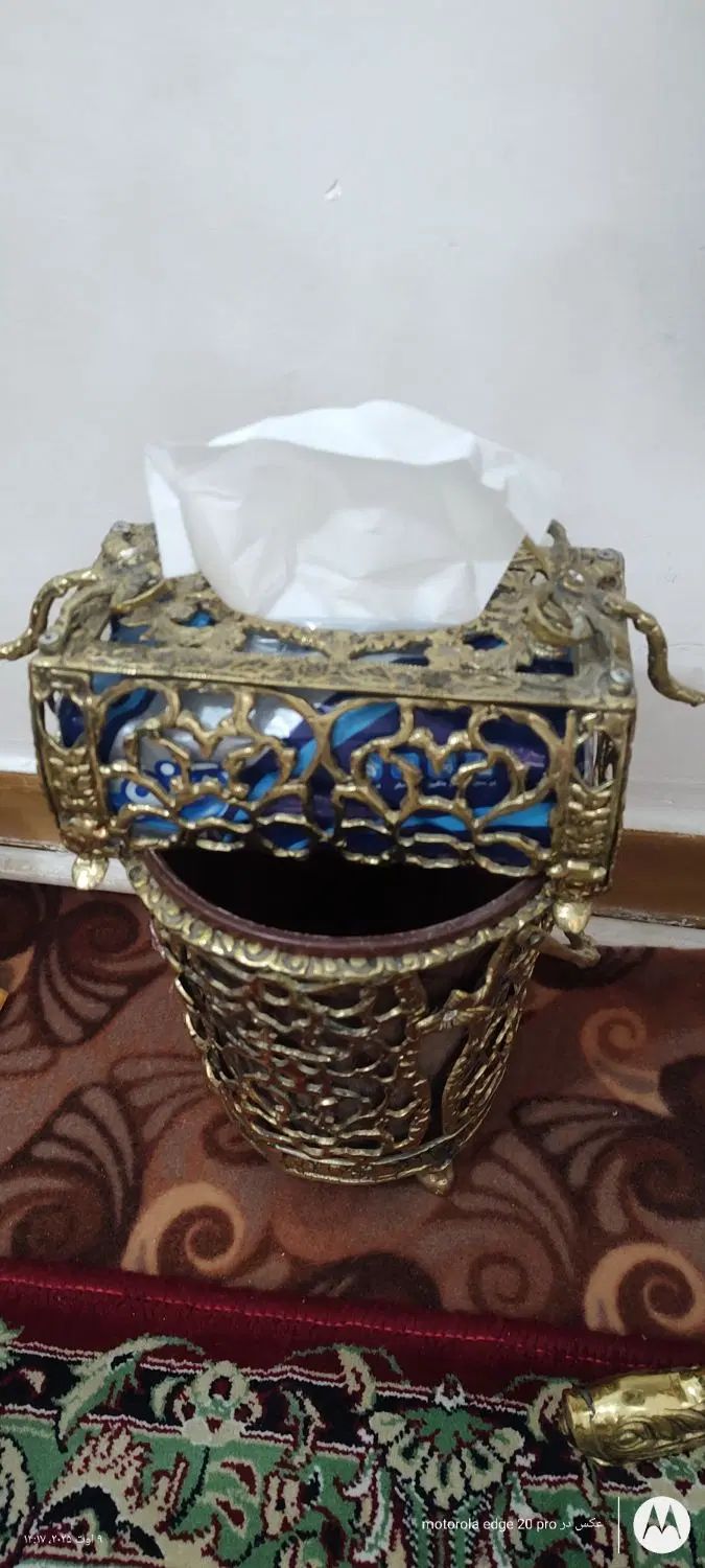 سطل و دستمال برنز|صنایع دستی و سایر لوازم تزئینی|تهران, تاکسیرانی|دیوار
