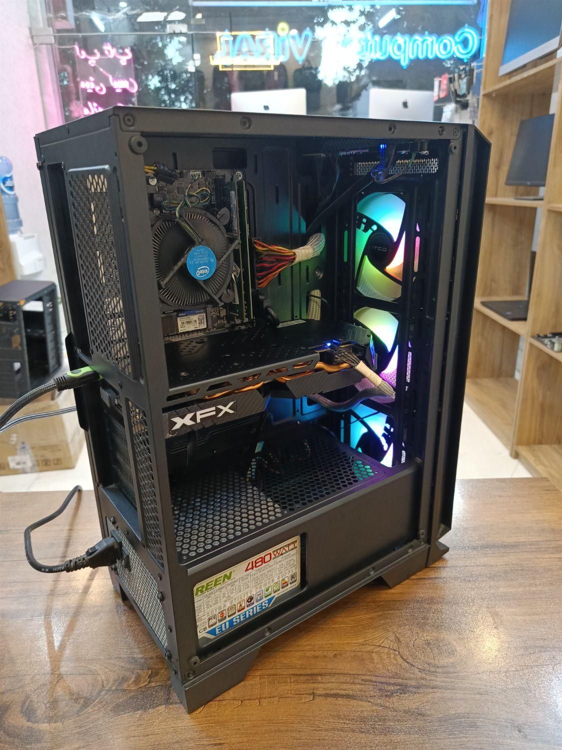 کیس کامپیوتر گیمینگ i5 7500 رم16 گرافیک8گیگ هاردM2|رایانه رومیزی|مشهد, گوهرشاد|دیوار