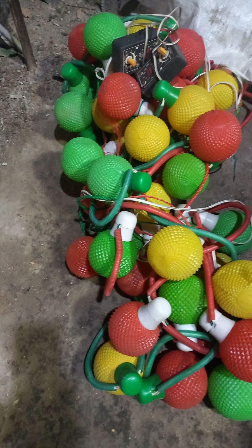 لامپ های تزئینی|ریسه و چراغ تزئینی|باقرشهر, |دیوار