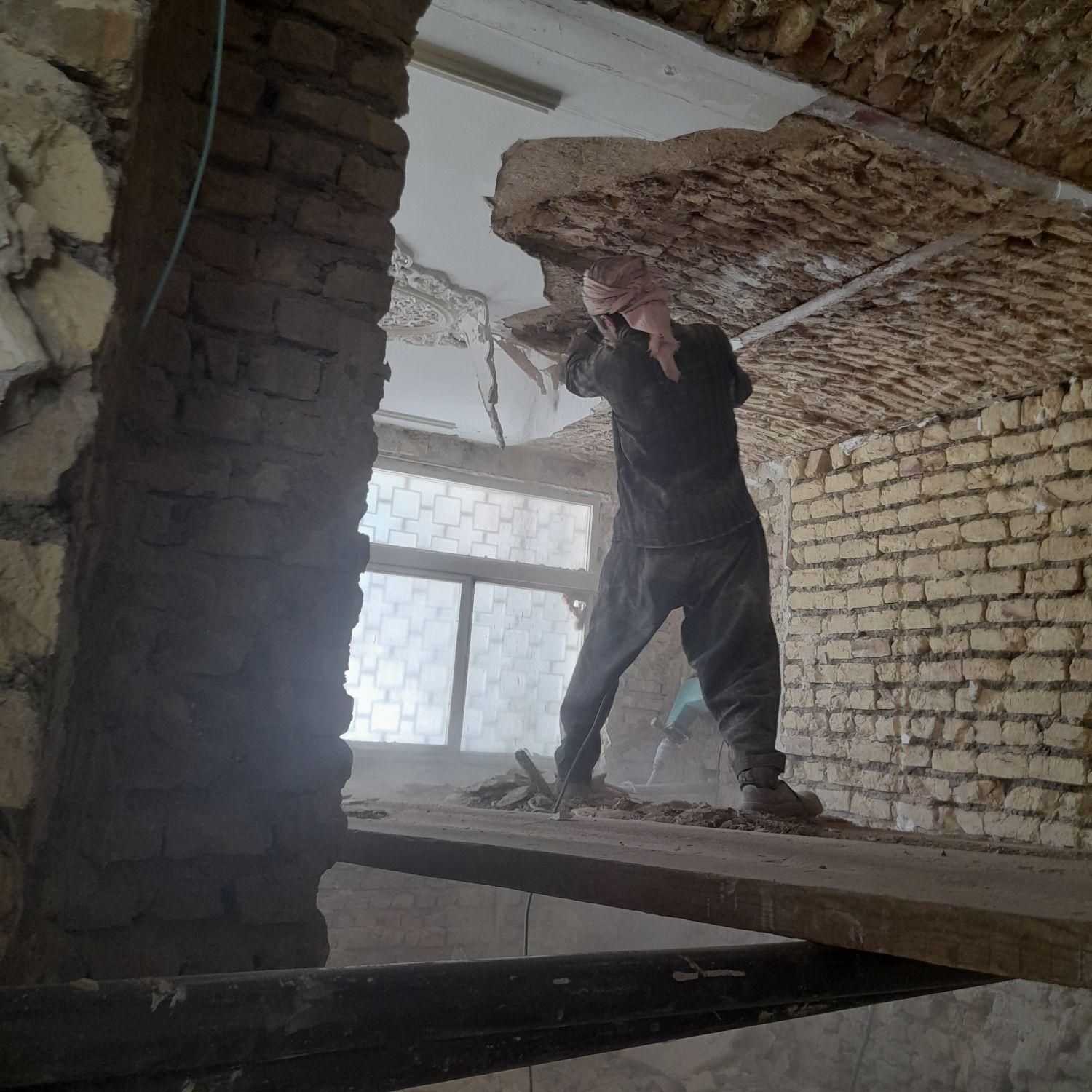 تخریب مقنیباتجربهافغانستان|خدمات پیشه و مهارت|قم, باجک دو|دیوار