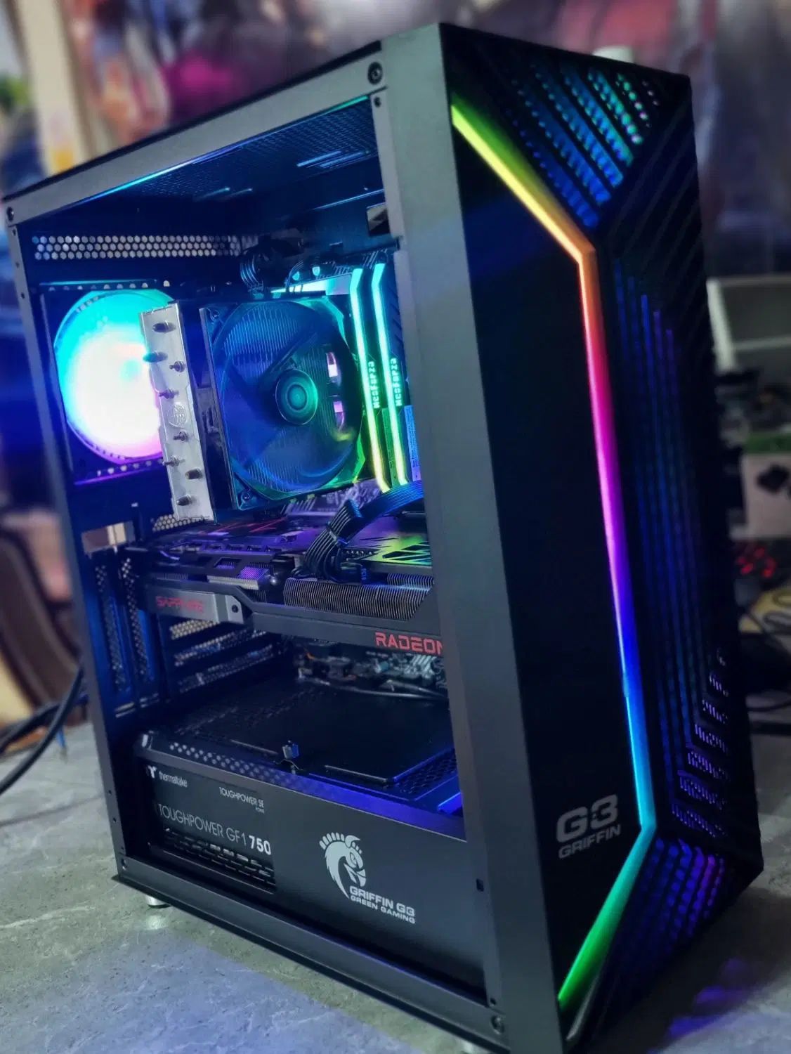 کیس گیمینگ Core i5 10600K / Rx 6800 /32Gb|رایانه رومیزی|کرج, گوهردشت|دیوار