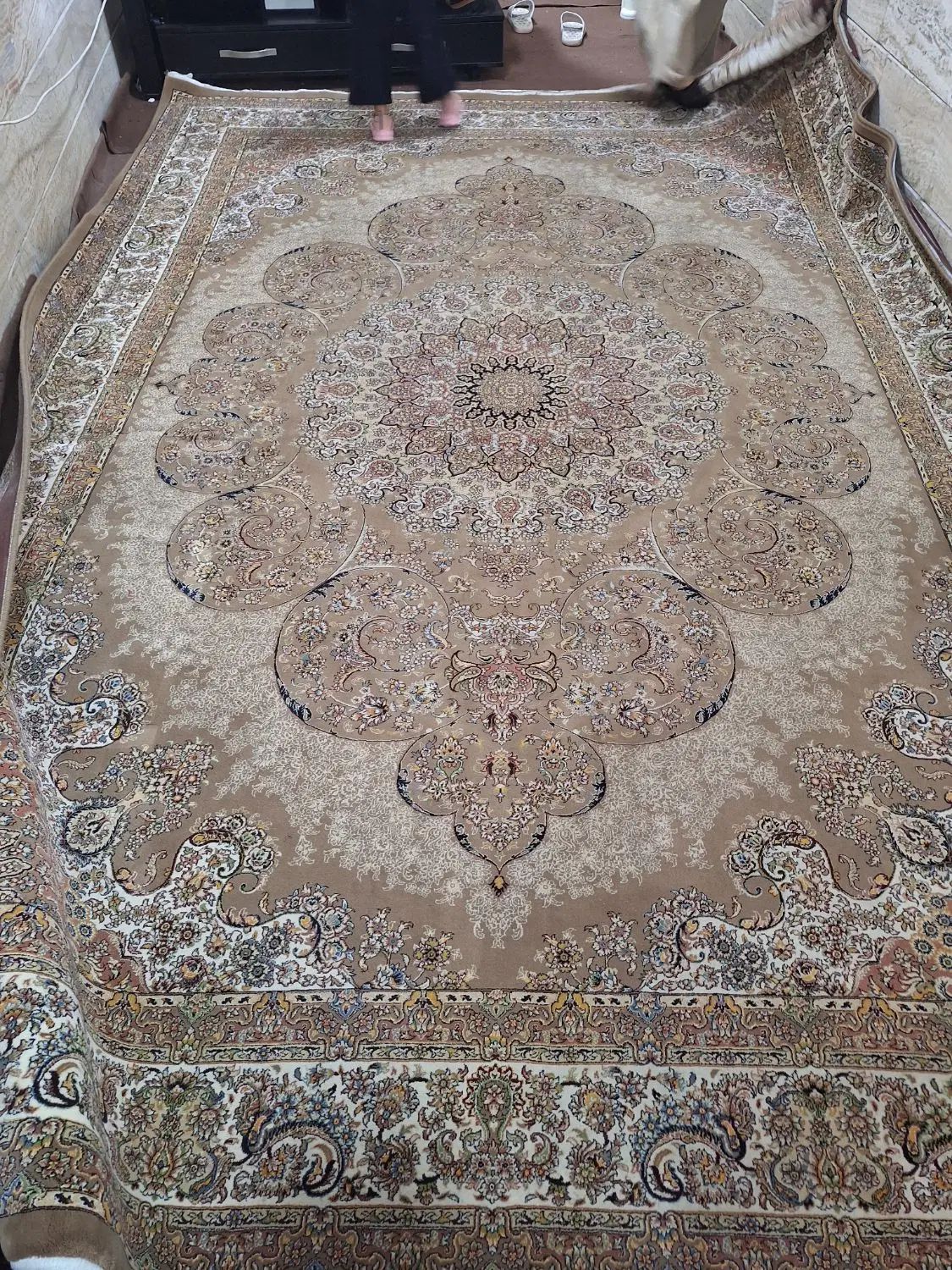 فرش سالم دوتا ۹ و ۱ شیش متری|فرش|تهران, خاک سفید|دیوار