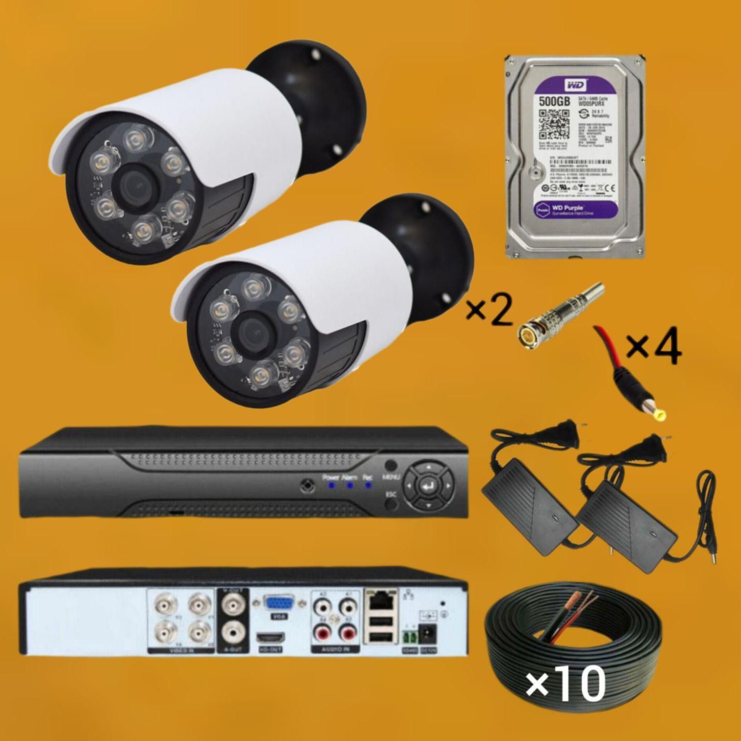 دوربین مداربسته 5MP (پک 2تایی/*دیددرشب رنگی)|دوربین مداربسته|یزد, |دیوار