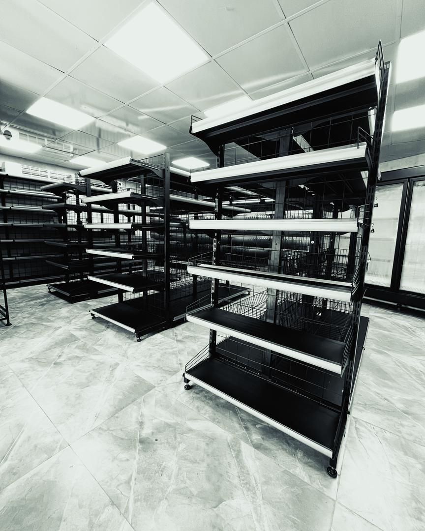 قفسه طرح ترک مشکی مخصوص فروشگاه|فروشگاه و مغازه|اهواز, ۳۰ متری|دیوار