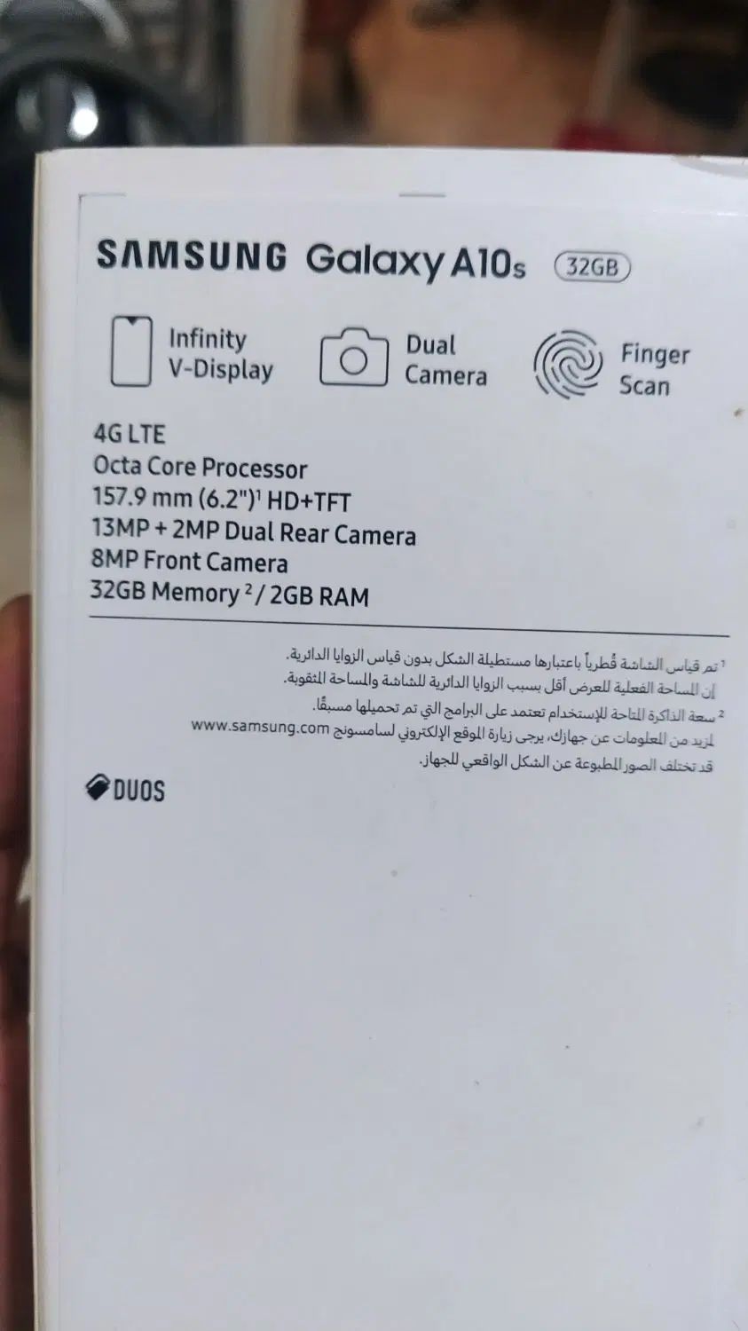 سامسونگ Galaxy A10s با حافظهٔ ۳۲ گیگابایت|موبایل|تهران, قنات‌کوثر|دیوار