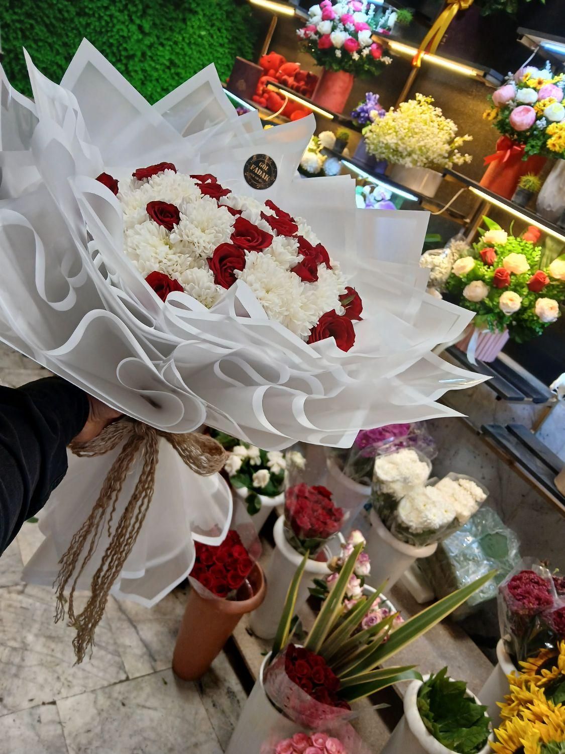 دسته گل طبیعی|گل مصنوعی|ارومیه, |دیوار