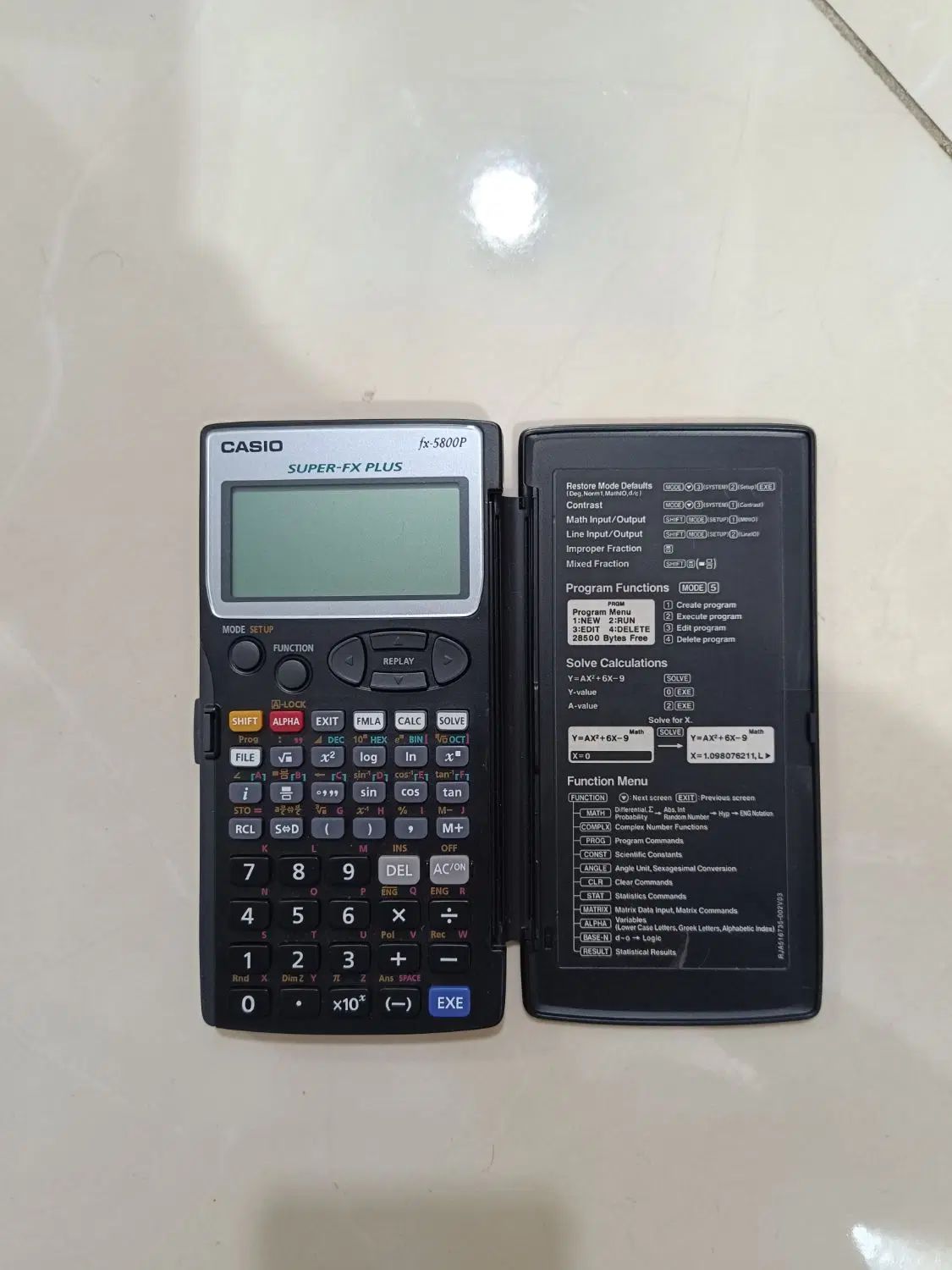 ماشین حساب مهندسی casio 5800|لوازم التحریر|تهران, قاسم‌آباد|دیوار