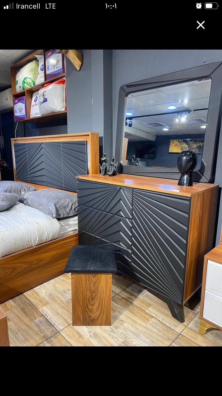 تخت خواب+سرویس خواب آروا|تخت و سرویس خواب|مشکیندشت, |دیوار