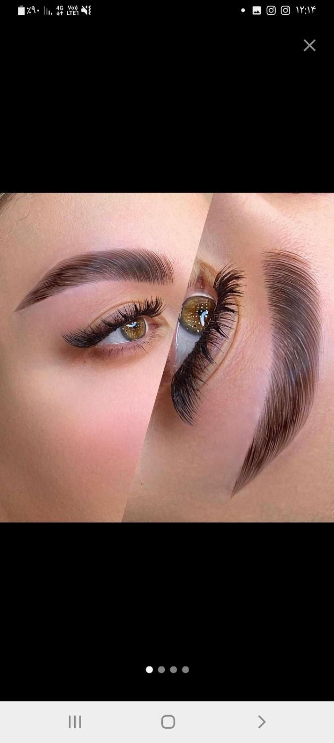 اولین مرکز تخصصی مژه کاشت ابرو با ماندگاری ۲ ماه|خدمات آرایشگری و زیبایی|رشت, منظریه|دیوار