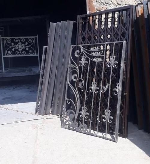 درب آکاردئونی حفاظ پنجره نرده جوشکاری آهنگری|مصالح و تجهیزات ساختمان|پرند, فاز ۳|دیوار