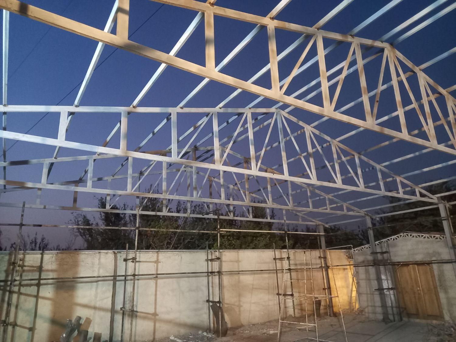 سقف های شیروانی ، فونداسیون ، خرپا فلزی ، بازسازی|خدمات پیشه و مهارت|تهران, افسریه شمالی|دیوار