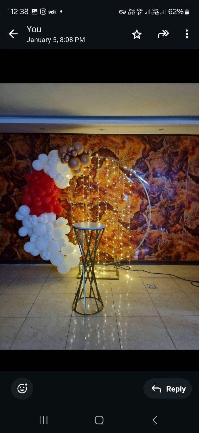 ریسه بادکنک اجاره استند  دکورتولد بادکنکارایی|خدمات پذیرایی، مراسم|اصفهان, قائمیه|دیوار