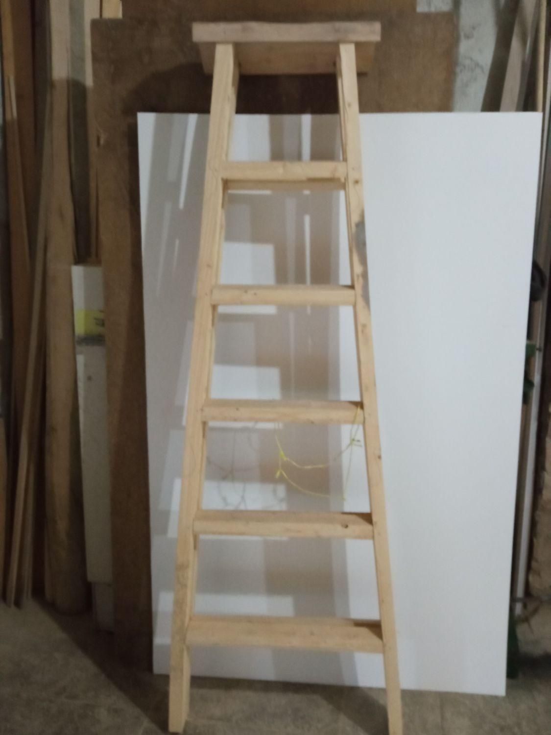 نردبان چوبی|مصالح و تجهیزات ساختمان|خمینیشهر, |دیوار