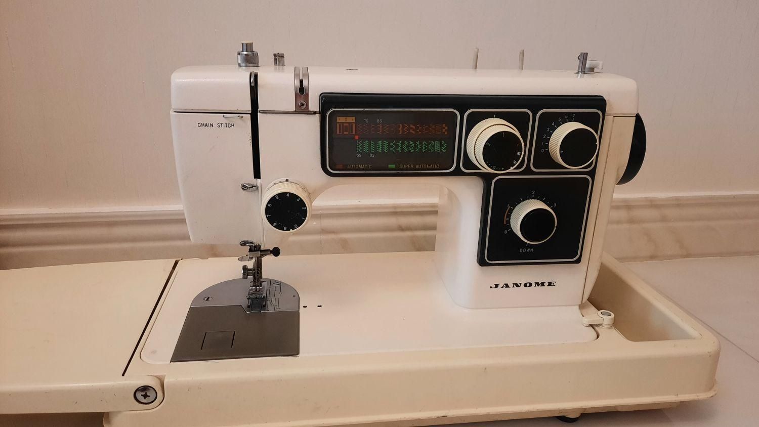 چرخ خیاطی ژانومه مدل 682|چرخ خیاطی و ریسندگی|پرند, فاز ۲|دیوار